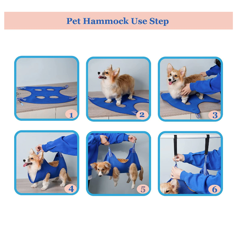 🐾 Cat Grooming Hammock – Safe, Secure & Comfortable Grooming Aid ✂️✨